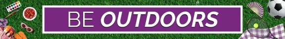 Be Outdoors Banner Image