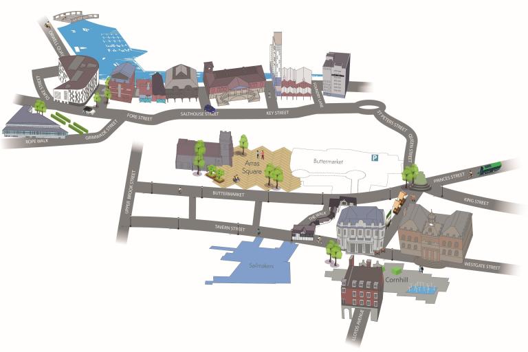 Towns Deal Map