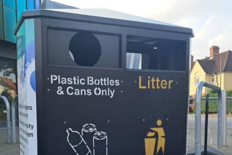 Bin at Gainsborough Library