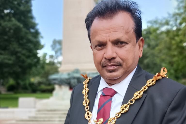 Ipswich Mayor Councillor Elango Elavalakan