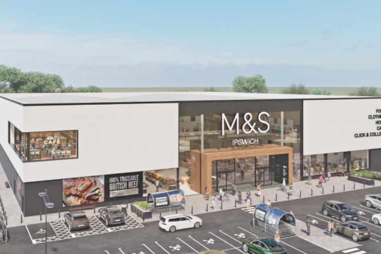 Image for the new M+S in Copdock, Ipswich