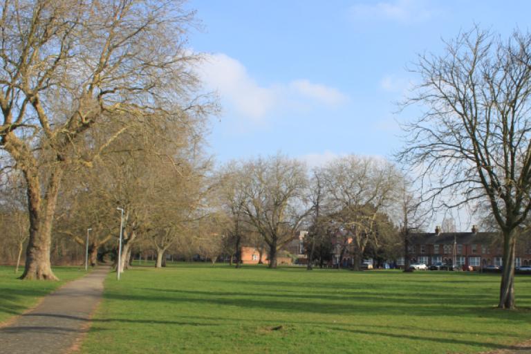 A photo of some trees in Alderman Road Recreation Ground