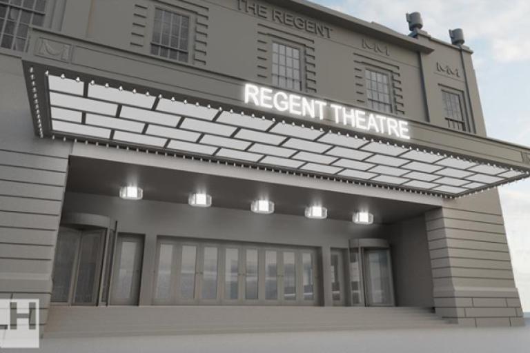 Ipswich Regent Theatre front canopy